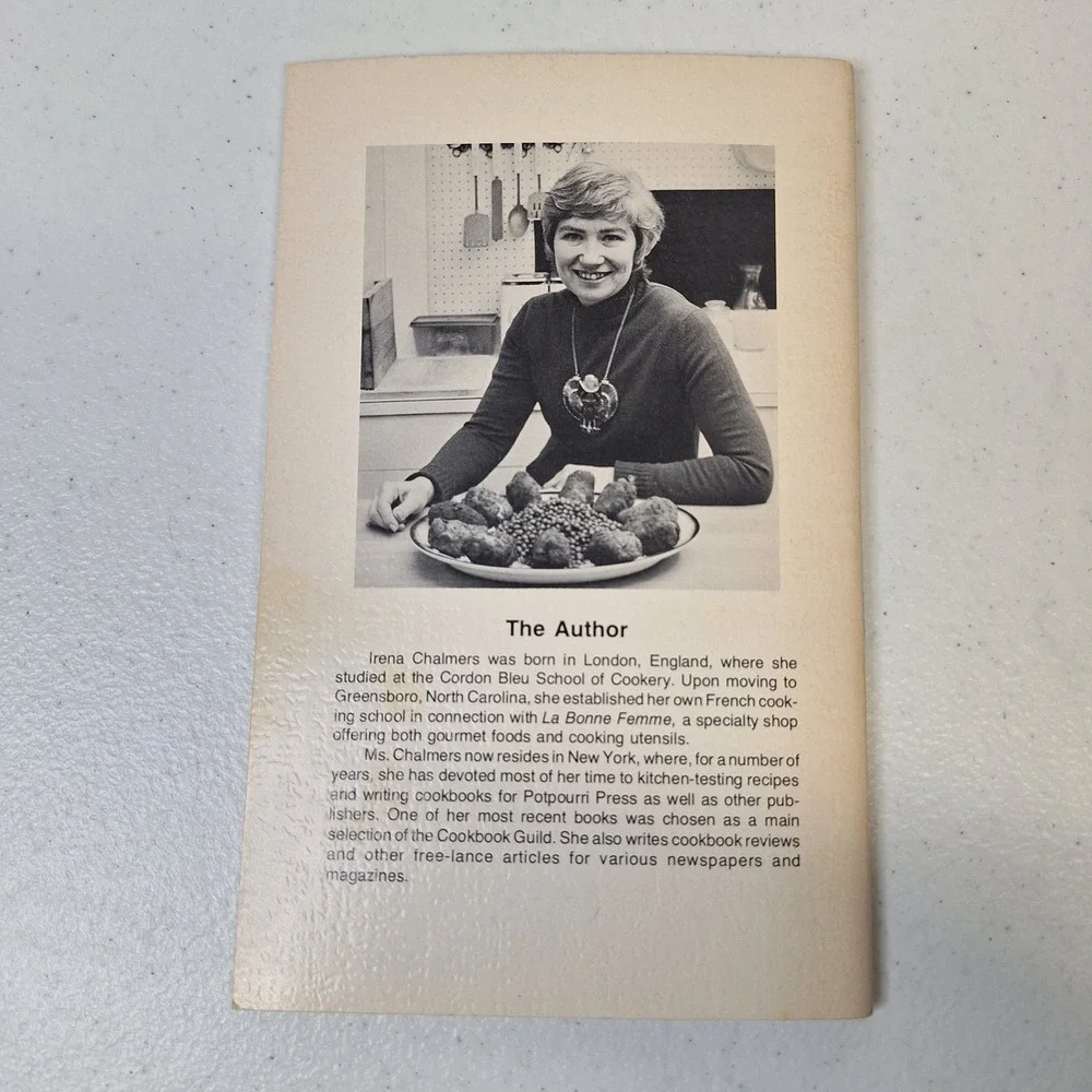 Vintage Cookie Book Irena Chalmers Maceo Mitchell Potpourri‎ Press 1977 Recipes